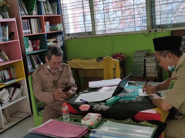 Pembina Pengawas Sekolah lakukan Supervisi di SMP Negeri 3 Kasihan